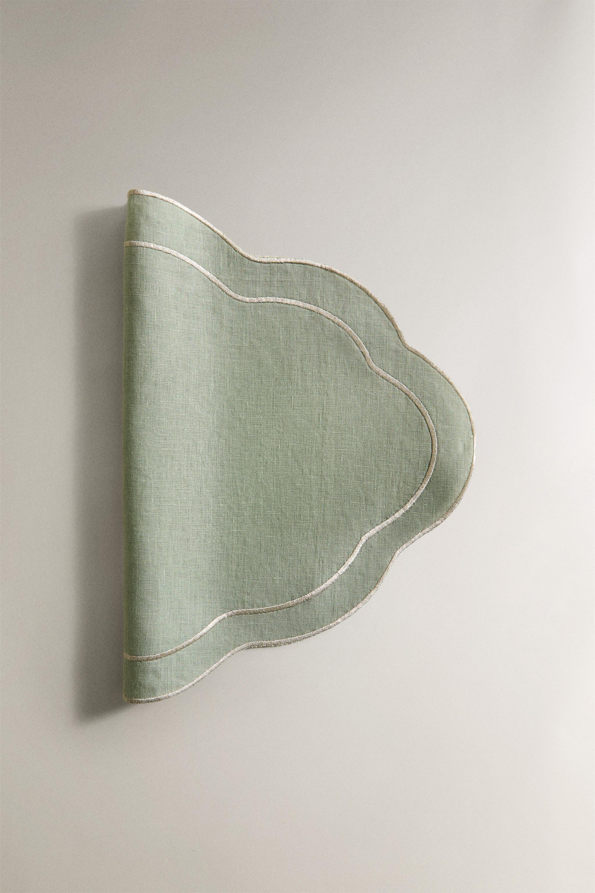 SET DE TABLE LIN BRODERIE NOËL